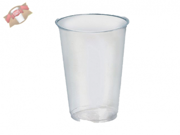 PLA Trinkbecher 200 ml Ø 70 mm klar Ausschankbecher Plastikbecher (100 Stk.)